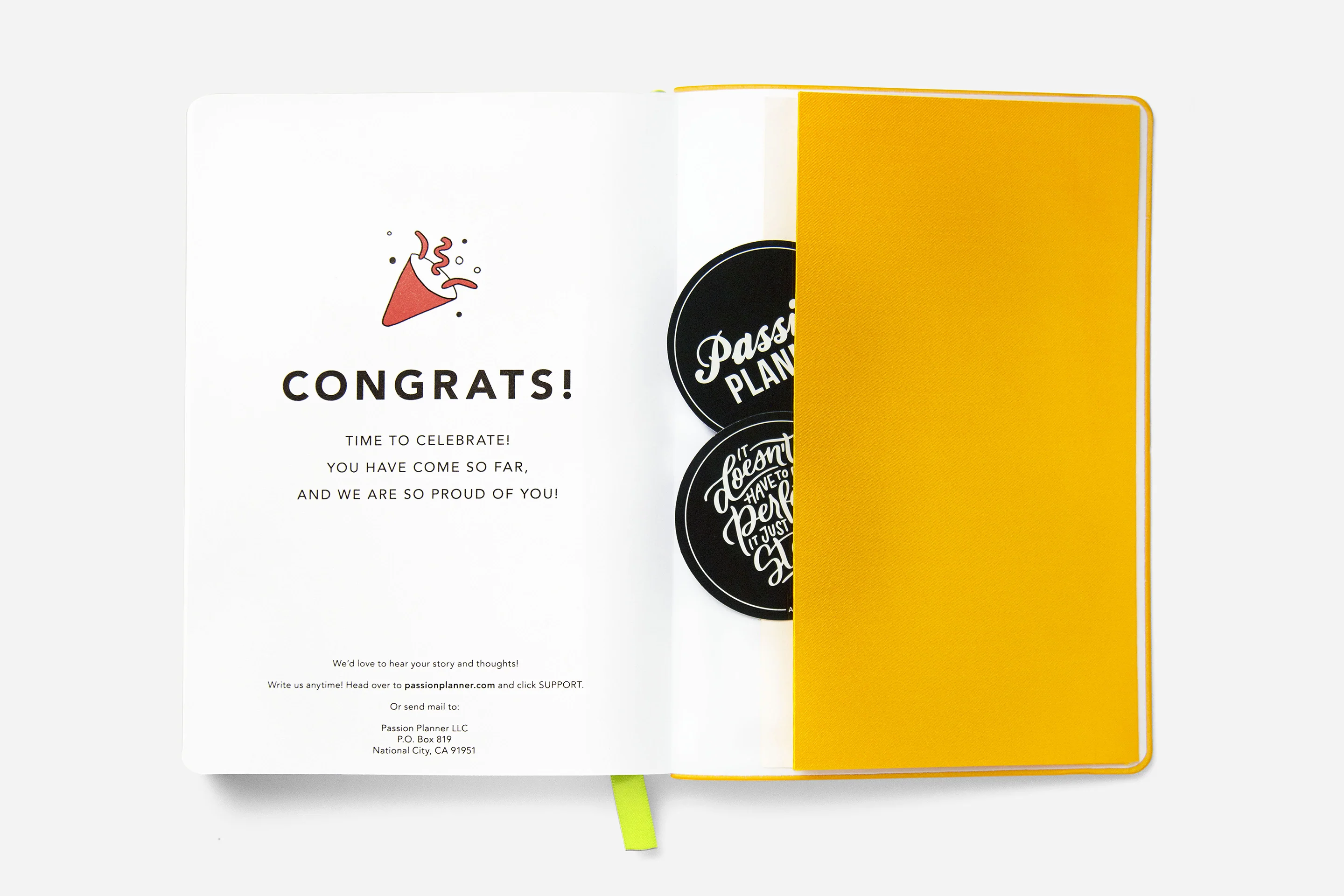 Daily Planner - Undated - Birds & Bees Yellow - Image 3