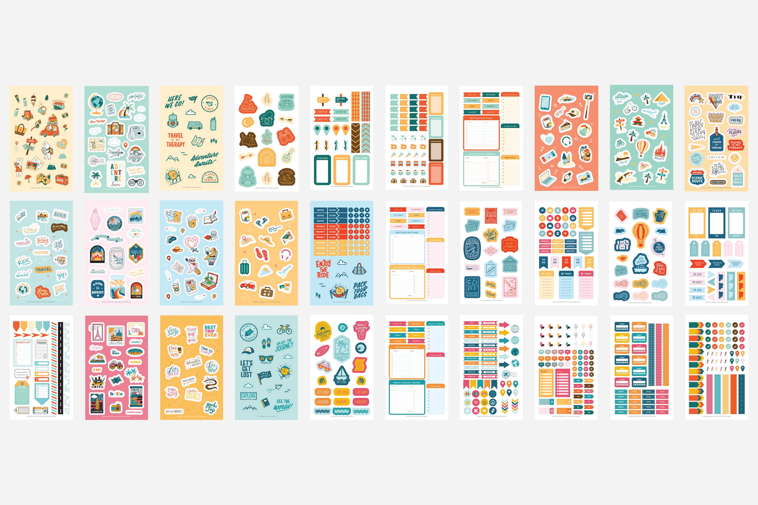 Digital Let's Go! Travel Sticker Book - Image 3