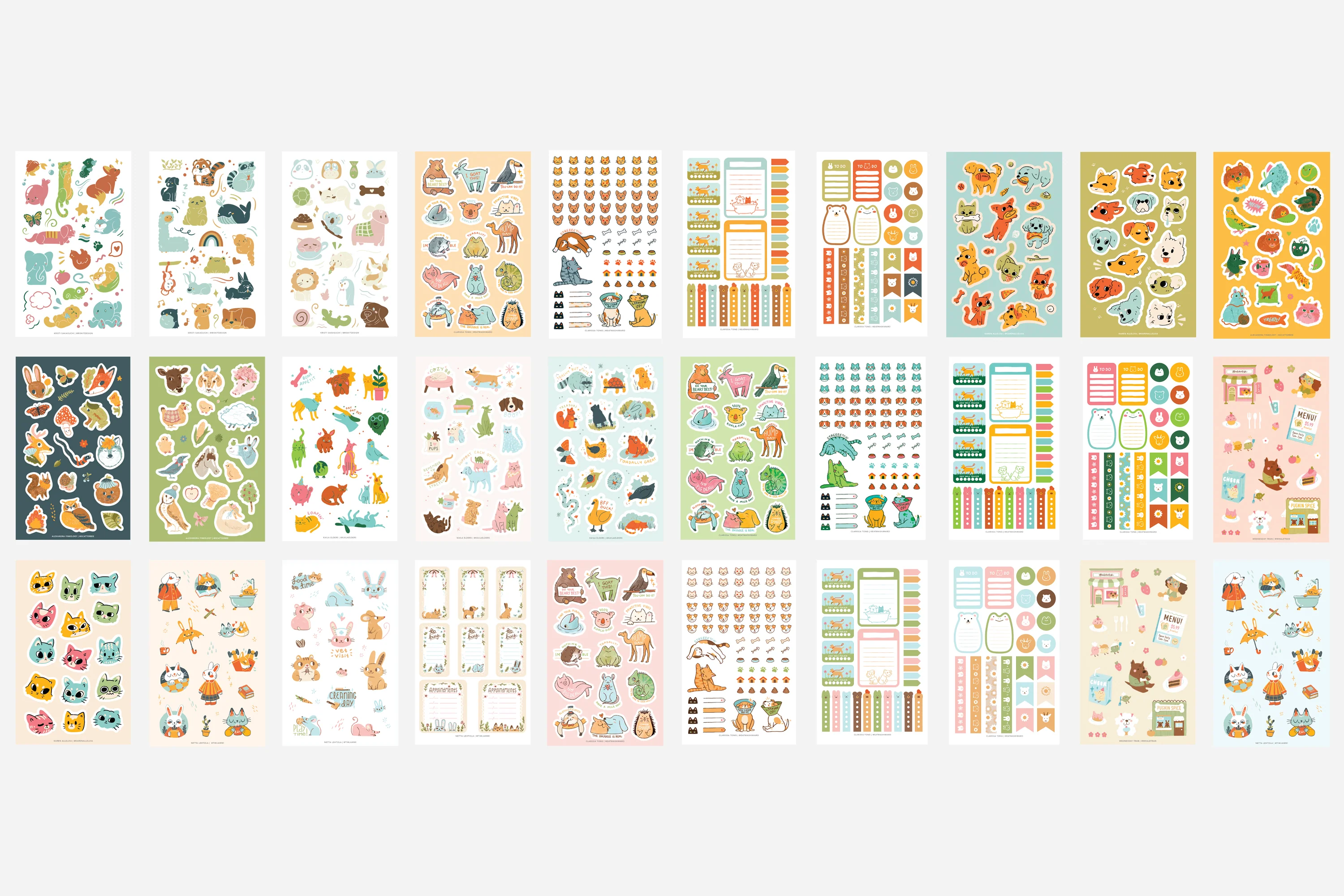 Digital Pawsitive Pals Sticker Book - Image 3