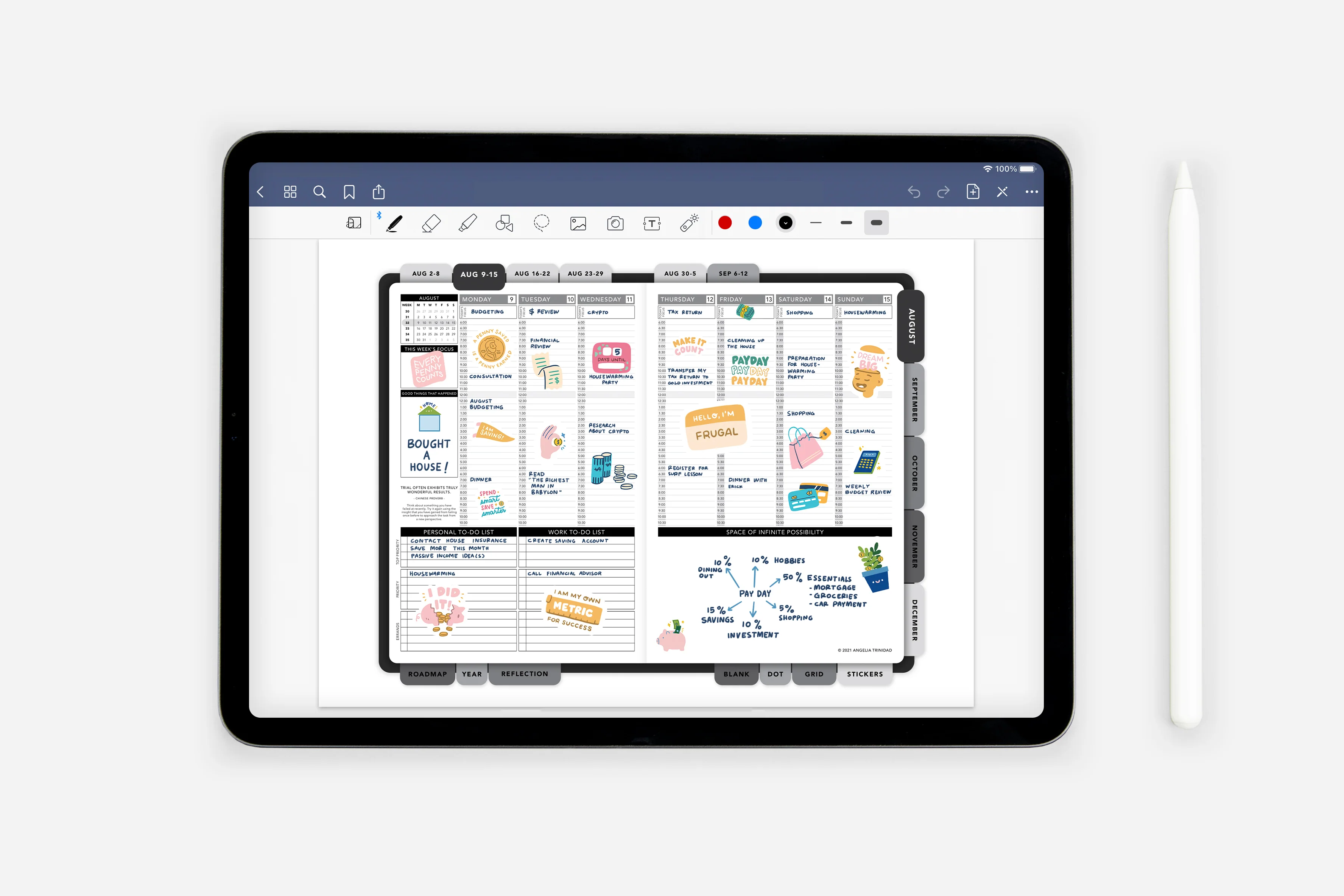 Digital Save It! Finance & Budgeting Sticker Book - Image 4