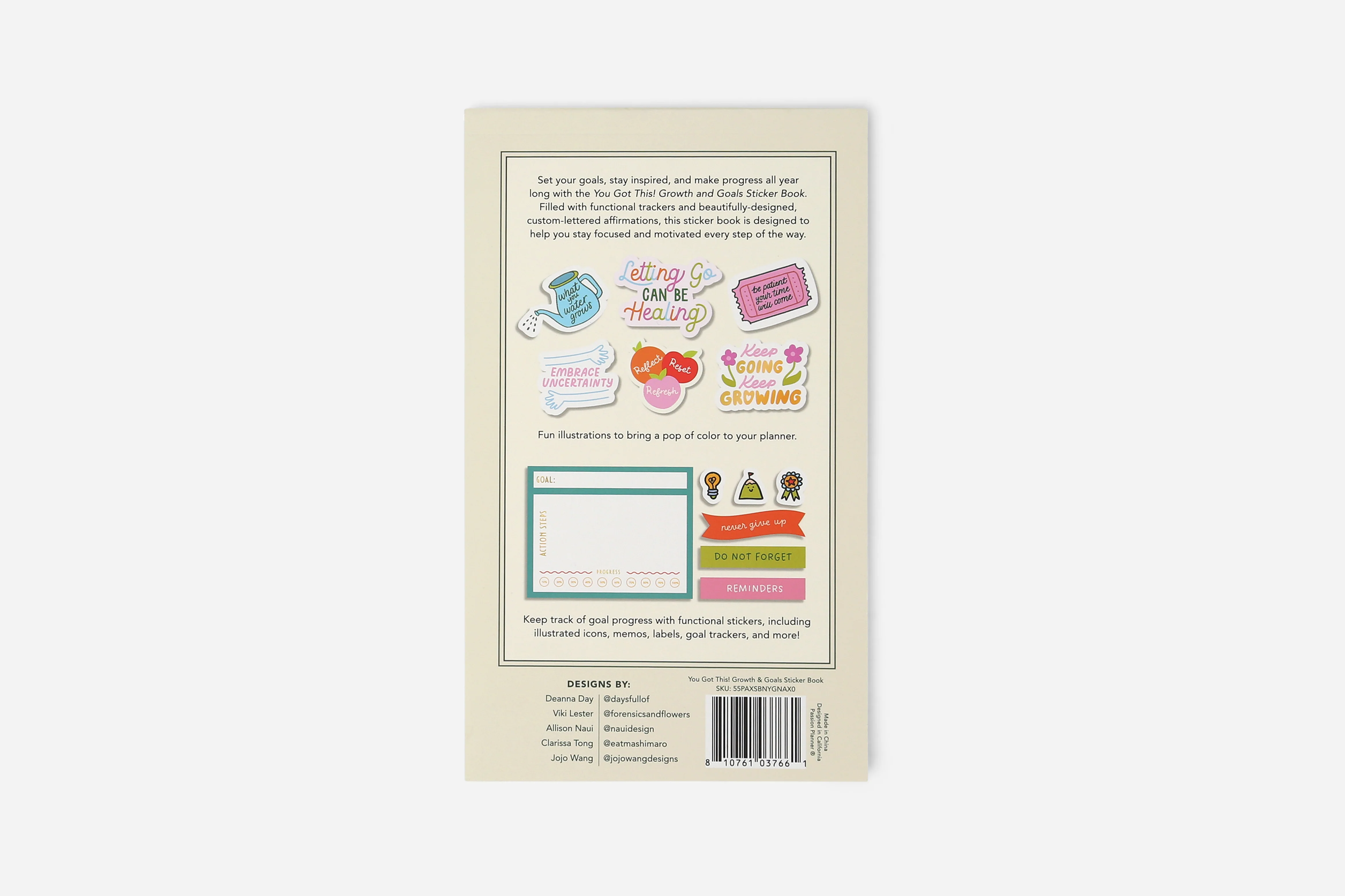 Growth and Goals Sticker Book - Image 4