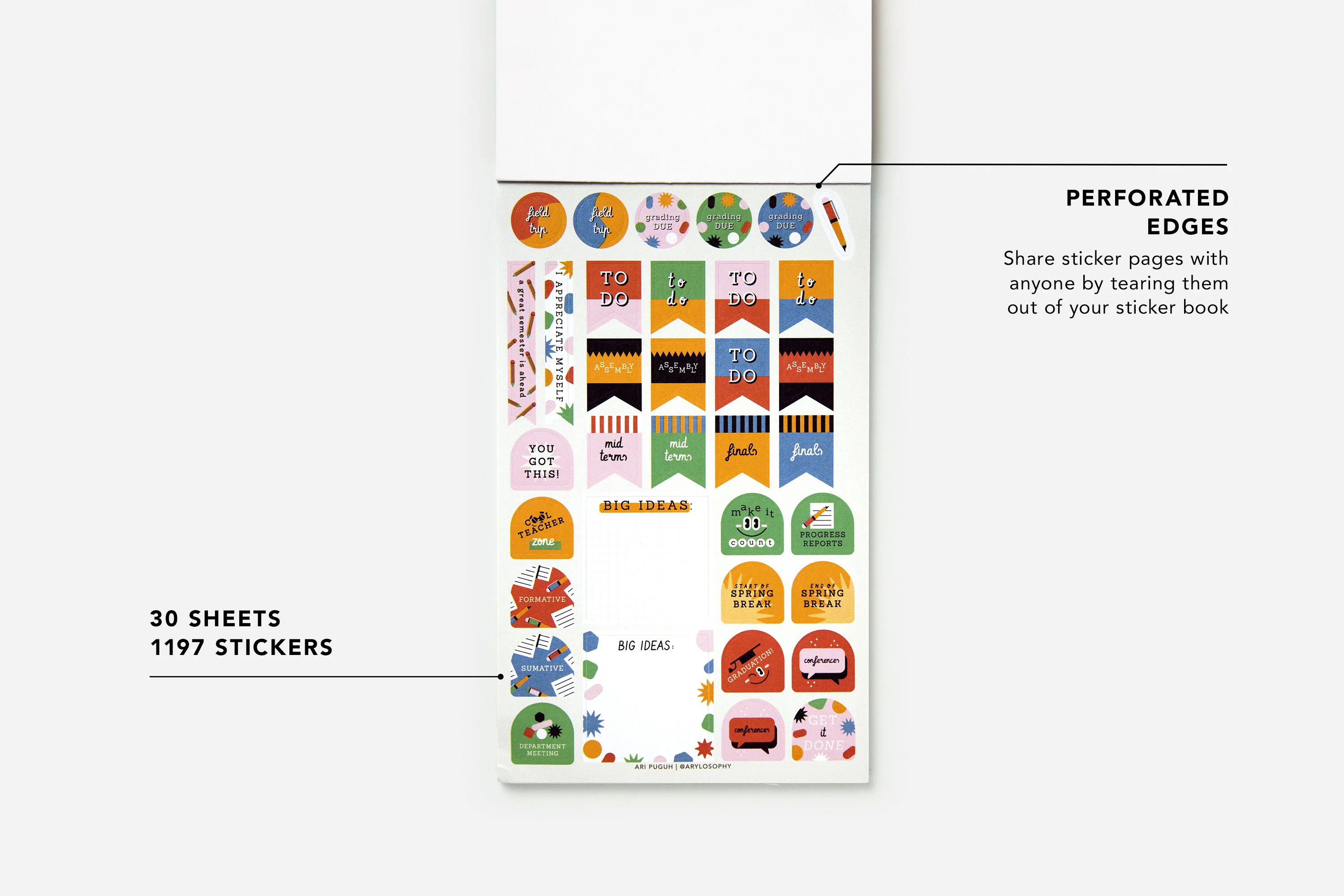 Teacher Sticker Book - Image 3